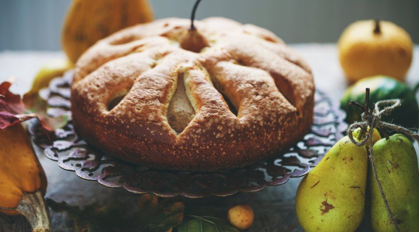 gâteau fondant aux poires